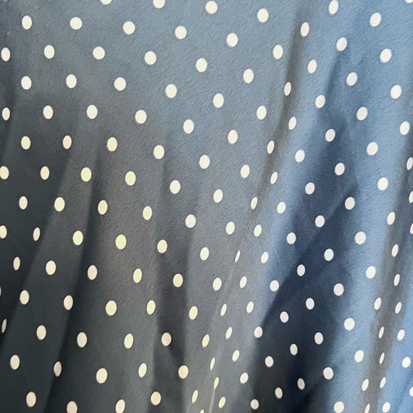 Lauren Ralph Lauren Blue Polka Dot Skirt - Picture 2 of 5